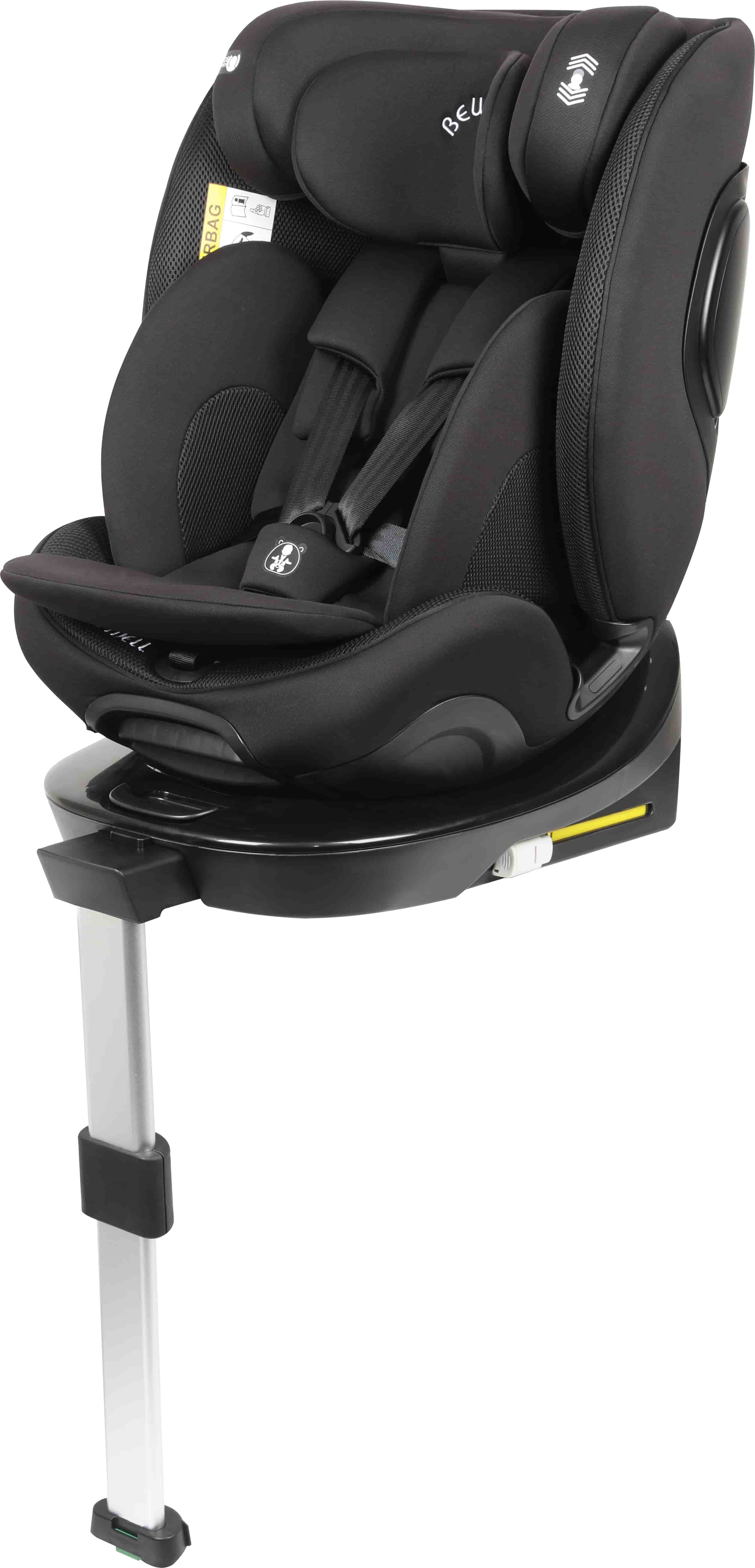 Detská autosedačka ISOFIX a oporná noha pre dieťa 40-150 cm
